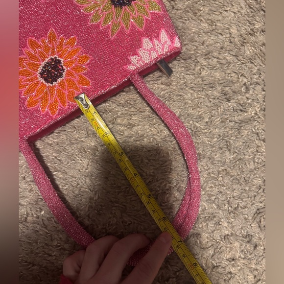 Vintage Beaded Flower Purse - Picture 11 of 14